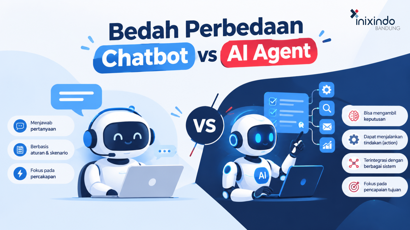Bedah Perbedaan Chatbot vs AI Agent